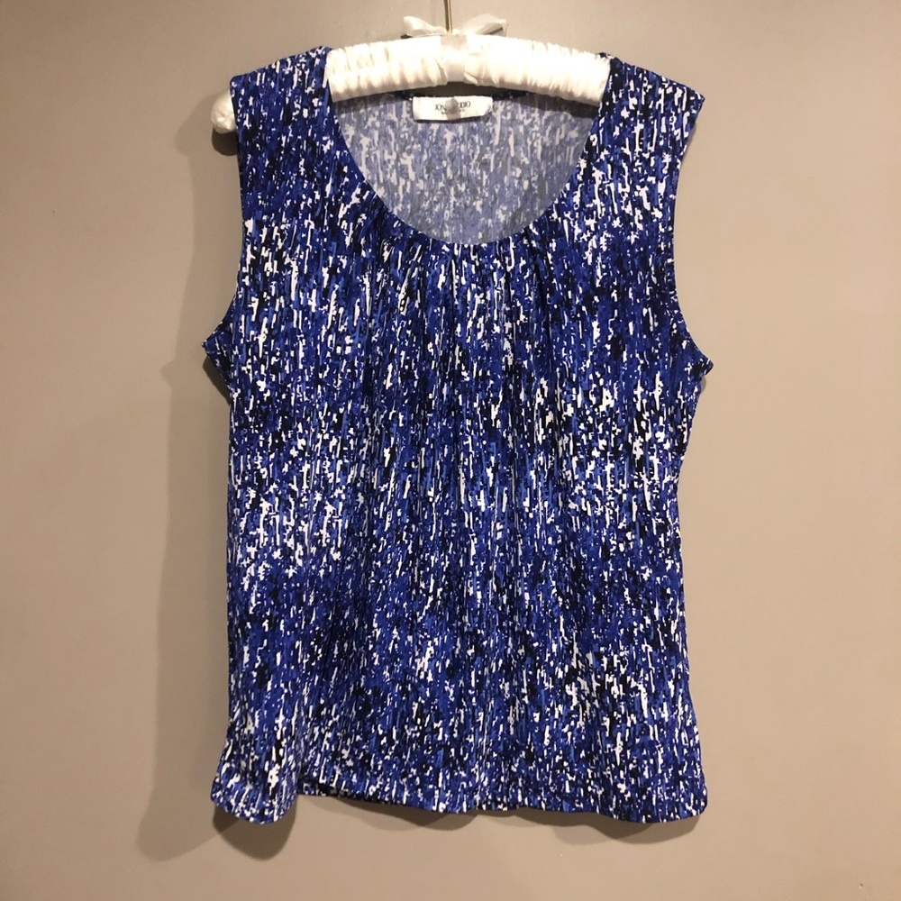🎀 Blue work blouse by Jones Studio sz L